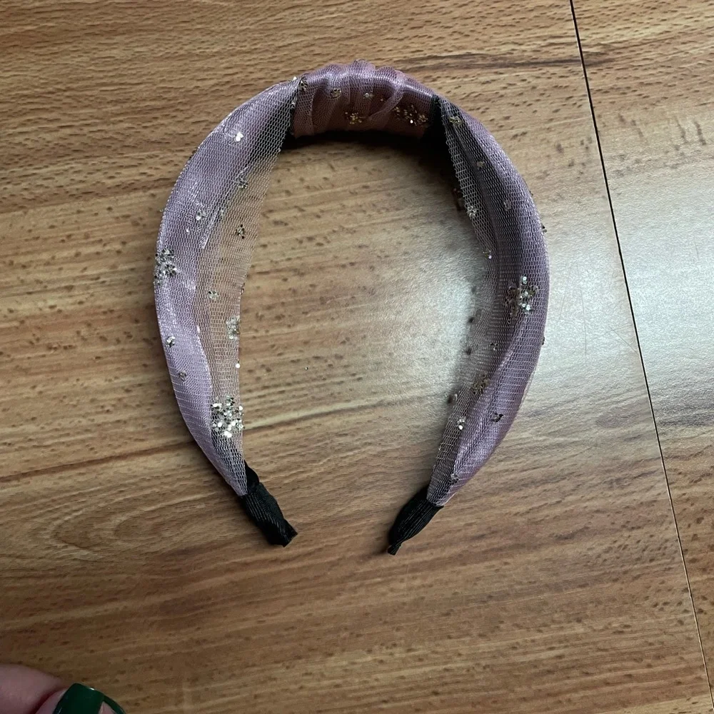 Glitter Tulle Knot headband